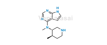 Picture of Tofacitinib Impurity (N-Des-(2-Cyanide-acetyl)-(3S,4R))