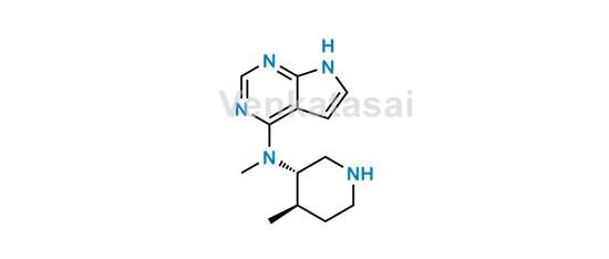 Picture of Tofacitinib Impurity (N-Des-(2-Cyanide-acetyl)-(3S,4R))