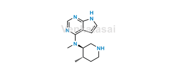 Picture of Tofacitinib Impurity (N-Des-(2-Cyanide-acetyl)-(3R,4S))