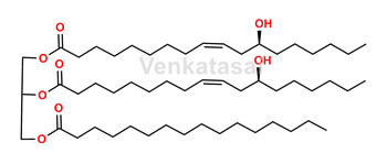 Picture of Diricinoleoyl-palmitoyl-glycerol 