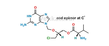 Picture of Valganciclovir Chloro Diastereoisomer-1 & 2