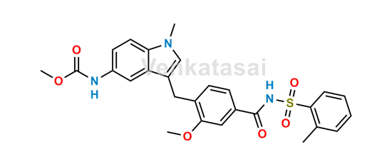 Picture of Decyclopentyl Zafirlukast Methyl Ester