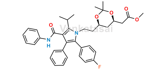 Picture of Atorvastatin Acetonide Methyl Ester