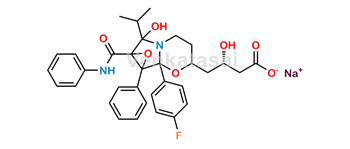 Picture of Atorvastatin Epoxy Pyrrolooxazin 7-Hydroxy Analog Sodium salt (USP)