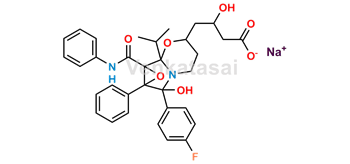 Picture of Atorvastatin Epoxy Pyrrolooxazin 6-Hydroxy Analog (USP) (SODIUM SALT)