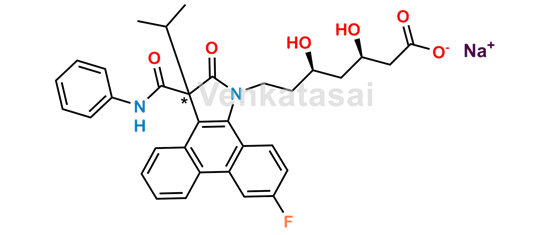 Picture of Atorvastatin Pyrrolidone Phenanthrene Sodium salt (R,R)