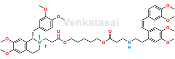 Picture of Atracurium Impurity A1 (trans-Monoquatenary) and A2 (cis-Monoquatenary) Mixture