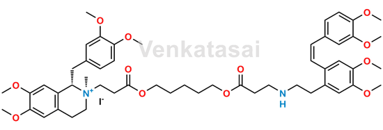 Picture of Atracurium Impurity A1 (trans-Monoquatenary) and A2 (cis-Monoquatenary) Mixture