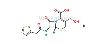 Picture of Cefalotin EP Impurity B Potassium salt