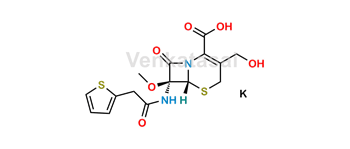 Picture of Cefoxitin EP Impurity A Potassium Salt