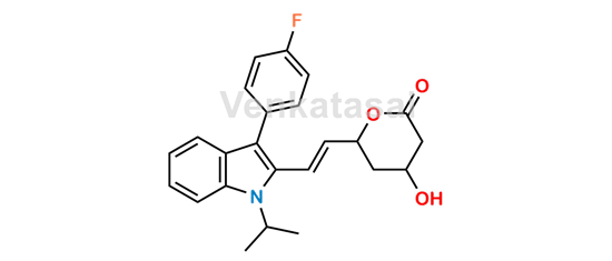 Picture of Fluvastatin lactone (racemic mixture)