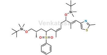 Picture of 4-[(1E,3S,5Z,8R/S,10S)-3,11-Bis-{[tert-butyl(dimethyl)silyl]oxy}-2,6,10-trimethyl-8-(phenylsulfonyl)undeca-1,5-dienyl]-2-methyl-1,3-thiazole