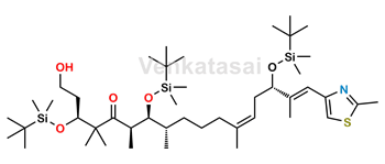 Picture of (3S,6R,7S,8S,12Z,15S,16E)-3,7,15-Tris-{[tert-butyl(dimethyl)silyl]oxy}-1-hydroxy-4,4,6,8,12,16-hexamethyl-17-(2-methyl-1,3-thiazol-4-yl)heptadeca-12,16-dien-5-one