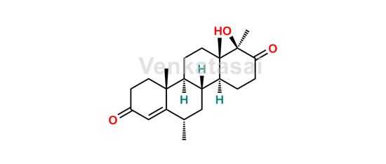 Picture of (17a-beta)-Hydroxy-6alfa,17a-dimethyl-D-homoandrost-4-ene-3,17-dione