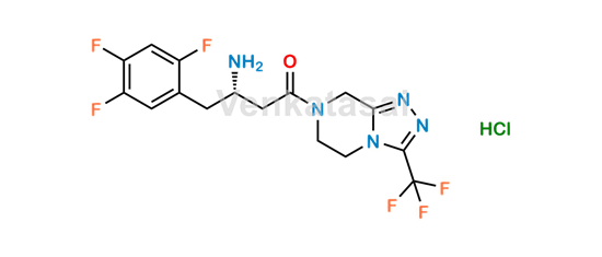 Picture of Sitagliptin Impurity E HCl (Sitagliptin S-Isomer HCl)