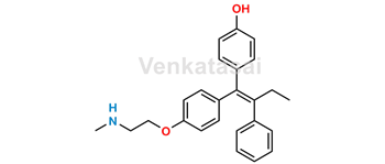 Picture of 4-Hydroxy-N-Desmethyl Tamoxifen