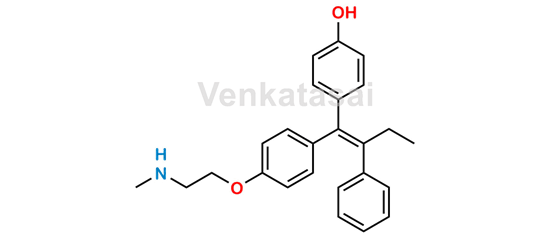 Picture of 4-Hydroxy-N-Desmethyl Tamoxifen