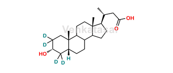 Picture of 24-Nor Lithocholic Acid-D4