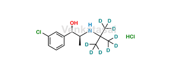 Picture of rac-Threo-Dihydro Bupropion D9 HCl