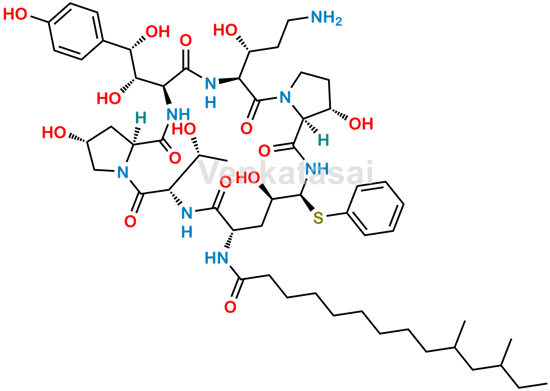Picture of Caspofungin Phenylthio Amine Impurity