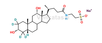 Picture of Taurodeoxycholic Acid-D4 Sodium