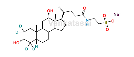 Picture of Taurodeoxycholic Acid-D4 Sodium