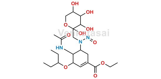 Picture of Oseltamivir Glucose Adduct Nitroso Impurity