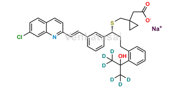 Picture of Montelukast-D6 Sodium Salt