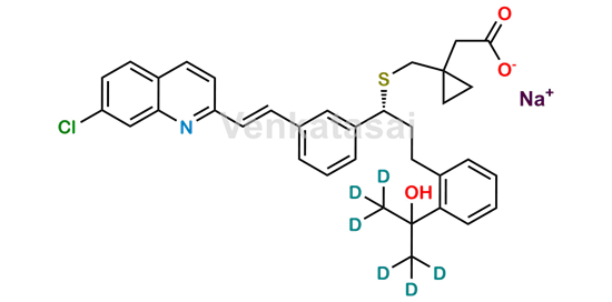 Picture of Montelukast-D6 Sodium Salt