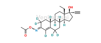 Picture of 17-Desacetyl Norgestimate-3-acetate-D6