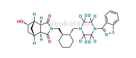 Picture of 5α/6α-Hydroxy Lurasidone-D8