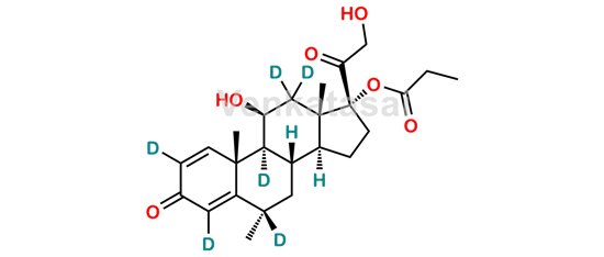 Picture of 6α-Methylprednisolone-17-Propionate-D6