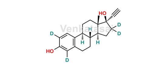 Picture of Ethynyl Estradiol-2,4,16,16-d4