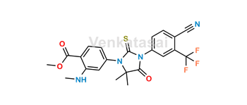 Picture of Enzalutamide Desfluoro N-Methyl Methylbenzoate impurity