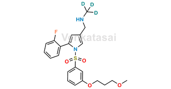 Picture of N-((5-(2-fluorophenyl)-1-((3-(3-methoxypropoxy)phenyl)sulfonyl)-1H-pyrrol-3-yl)methyl)methan-d3-amine