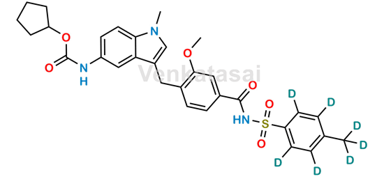 Picture of Zafirlukast p-Tolyl Isomer-d7