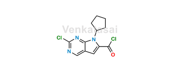Picture of 2-chloro-7- cyclopentyl-7H-pyrrolo (2,3-d) pyrimidine-6- carbonyl chloride