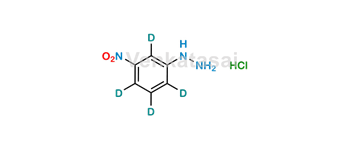 Picture of 3-Nitrophenylhydrazine-D4 hydrochloride