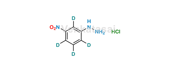 Picture of 3-Nitrophenylhydrazine-D4 hydrochloride
