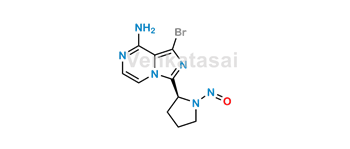 Picture of (S)-1-bromo-3-(1-nitrosopyrrolidin-2-yl)imidazo[1,5-a]pyrazin-8-amine