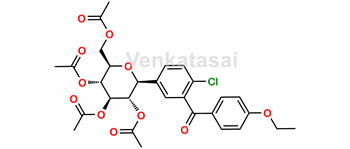 Picture of 5-Methoxy Dapagliflozin Tetraacetate