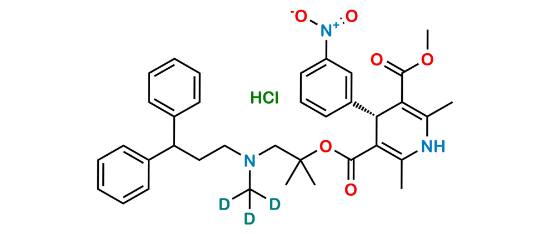 Picture of (R)-Lercanidipine-D3 Hydrochloride