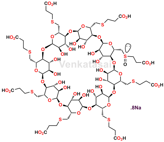 Picture of Sugammadex Diastereomer 1 Sulfoxide (Sodium Salt) Picture of Sugammadex Diastereomer 1 Sulfoxide (Sodium Salt)