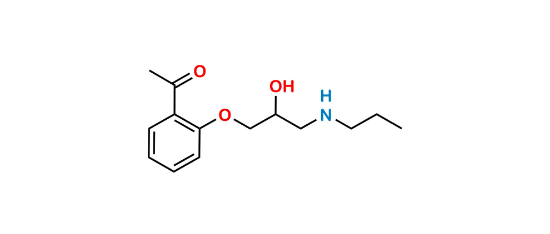 Picture of 1-[2-[2-Hydroxy-3-(propylamino)propoxy]phenyl]ethanone