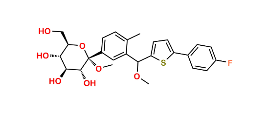 Picture of Canagliflozin Dimethoxy Impurity