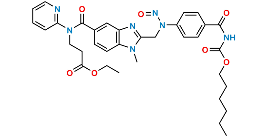 Picture of Dabigatran Amide Nitroso Impurity Picture of Dabigatran Amide Nitroso Impurity