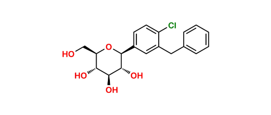Picture of Dapagliflozin desethoxy impurity