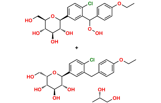 Picture of Mixture of Dapagliflozin Hydroperoxide and Dapagliflozin propanediol