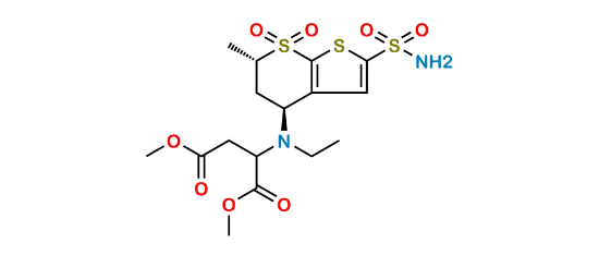 Picture of O-Dimethyl Dorzolamide Maleic Acid Adduct