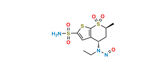 Picture of N-Nitroso Dorzolamide Impurity 1